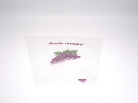 Clear Printed Grape Bags