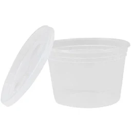 8oz Plastic With LID