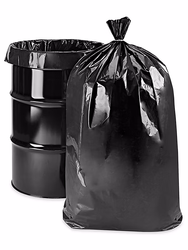 23x10x39 HD Black Garbage Bag