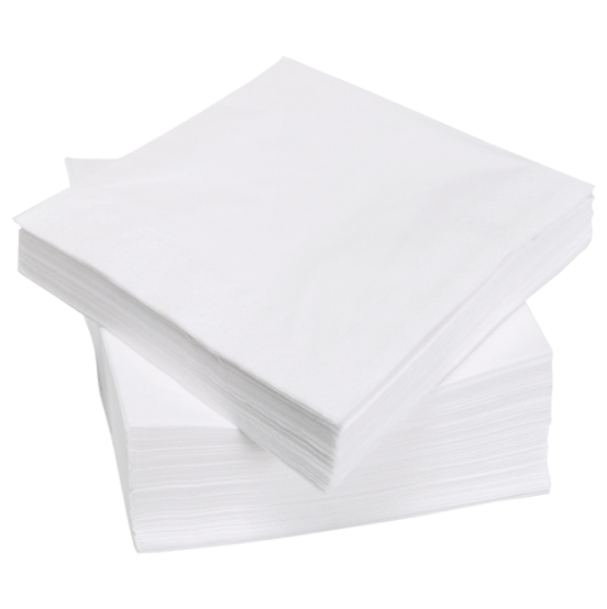 White/Black Beverage Napkin